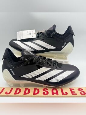 Adidas Adizero Electric.1 2 Football Cleats Black White IF4198 Men's Size 10 NWT